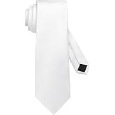 DecTwig Men's Ties Solid Color Formal Necktie | 3.15 inch (8 cm) width, classic solid design for groomsmen, weddings, business meetings, formal events
