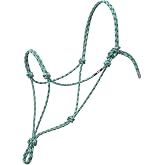 Weaver Leather Silvertip No. 95 Rope Halter Teal/Tan/Silver/White, Average
