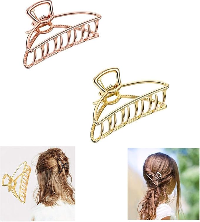 Metal Hair Claw Clips, hair clips for women, large hair clips，fashion