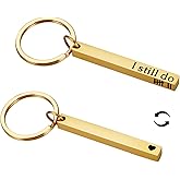 KINMES 7th Anniversary Copper Gifts for Him Her 7 Years Anniversary Wedding Gifts for Husband from Wife, Copper Keychain for 7th Anniversary Couple