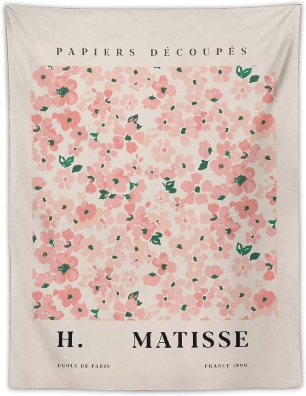 Tapestries - Chordity Danish Pastel Botanical Flower Market Aesthetic Floral Plants Tapestries Wall Hanging Tapestry Decorative Flag For Home Decor Living Room College Dorm Bedroom Banner Poster 30*40 Inch