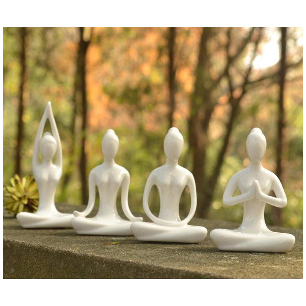 Amazon.de Aifeer meditationyoga Pose Keramik Statue Figur Yoga Figur