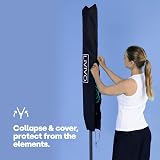 LIVIVO 4 Arm Rotary Washing Line 45M Outdoor Clothes Dryer - Turquoise view 7