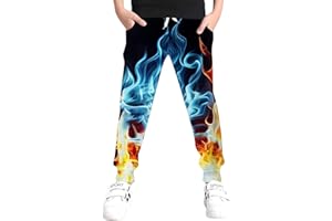 UNICOMIDEA Boys Pants Girls Funny Sweatpants Classical Sports Pants for Kids 6-16Y
