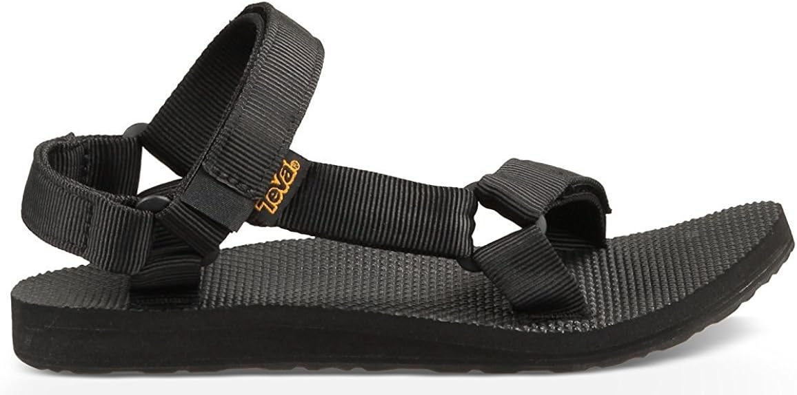 black and white tevas