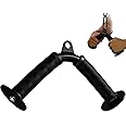 Fitarc LAT Pulldown Attachments,Cable Machine Accessories for Home Gym, Durable and Reliable Weight Fitness Gym Accessories, Tricep Pull Down Attachment for Gym Equipment (V Bar Attachment Tricep)
