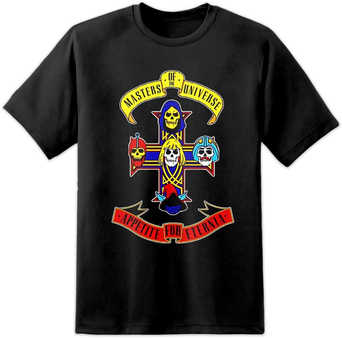 He Man - Appetite for Eternia Guns N Roses Style T Shirt TV 80's Retro Vintage Classic