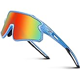 RIVBOS Youth Baseball Sunglasses for Kids(Boys&Girls) Polarized UV Protection Cycling Glasses RYS008
