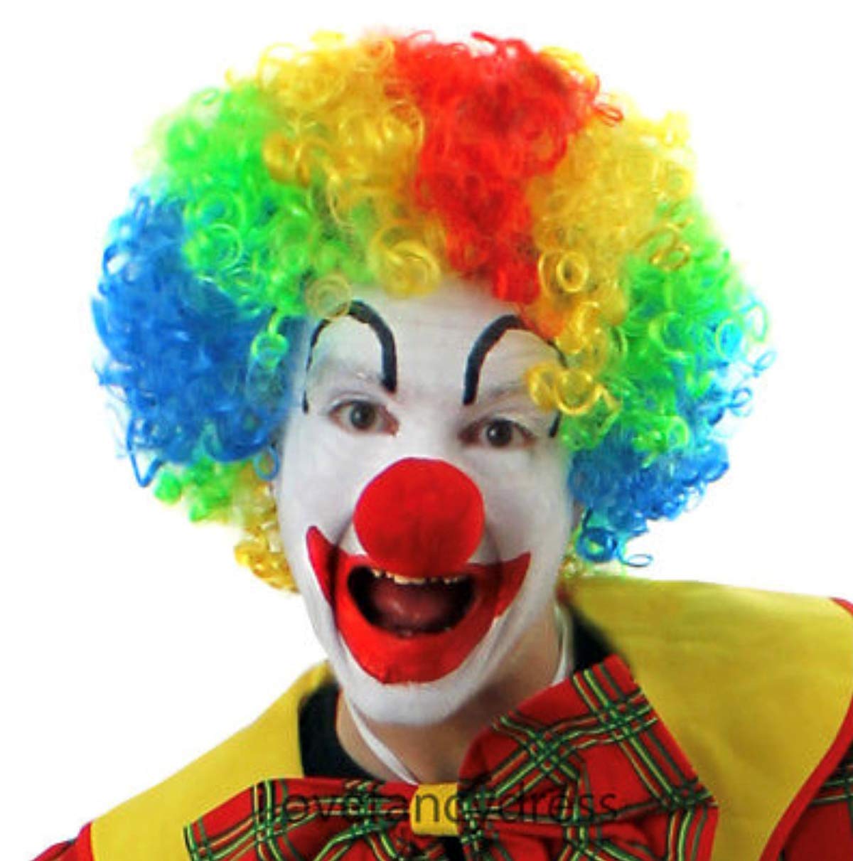 Костюм клоуна. Парик клоуна разноцветный. Костюм клоуна на взрослого. Клоун. Добрый клоун.