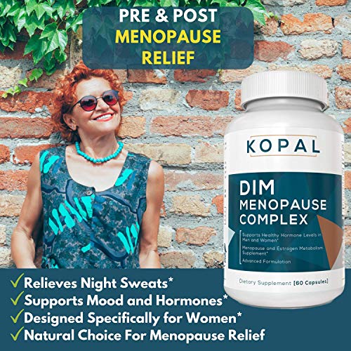 Menopause Relief & Hormone Balance Supplement | Hot Flashes & Night Sweat Relief | 250mg DIM + Biope - //coolthings.us