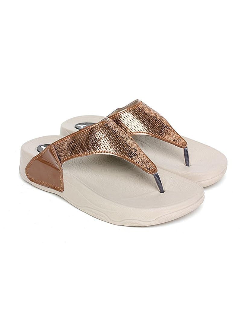 welcome women's blue synthetic flip flops