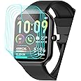 Futanwei [5 Pack] for Togala Smart Watch P99 Screen Protector Togala P99 Screen Protector PET Film [Case Friendly][Anti-Scratch][Bubble Free] Designed for Togala P99 Smartwatch Screen Protector