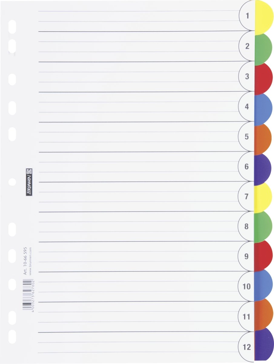 Brunnen Folder/Ring Binder Office to go/PP/A4 225 x 297 mm Pack of 12