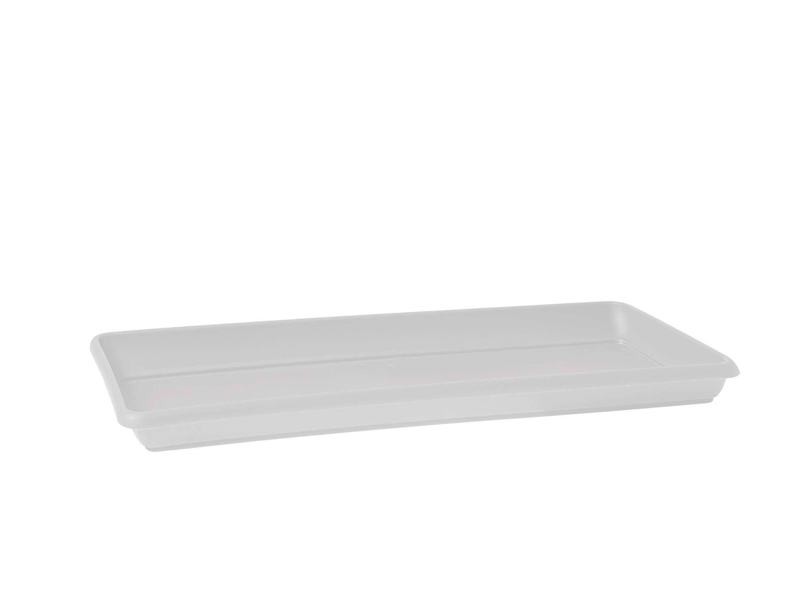 VENEZIA L RECTANGULAR SAUCER WHITE, L 80cm