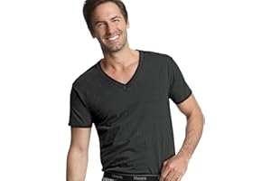 Hanes Ultimate Men's 6-Pack Best V-Neck T-Shirt