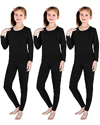 3 Set Girls Thermal Underwear Soft Long Underwear