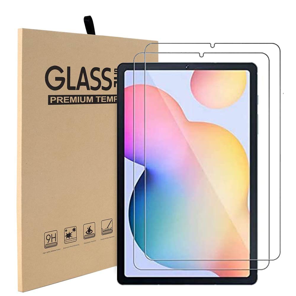 [2 Pack] MadeRy Screen Protector for Samsung Tab S6 Lite 10.4 inch 2020 (SM-P610/P615), Clear High Definition Tempered Glass Film Compatible with Galaxy S6 Lite 10.4 inch (2020)