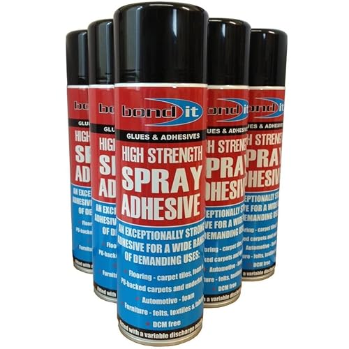 500ml Heavy Duty Spray Carpet Adhesive Glue Underlay Carpet tiles