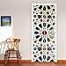 Fymural 3D Kaleidoscope Door Wall Mural Wallpaper Stickers Vinyl Removable Decals for Home New Decoration 30.3x78.7,Multicolor