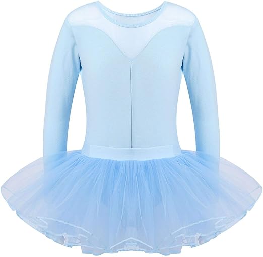 Miaeowve Ballettanzug Für Mädchen - Langarm Body Mit Shorts