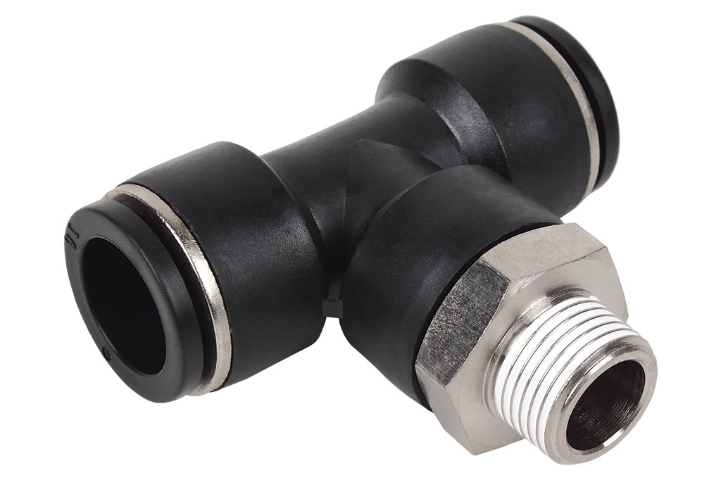 CoFan 05231014 – Pack of 5 Threaded Connections in T (Plastic, T-10, R-1/4)