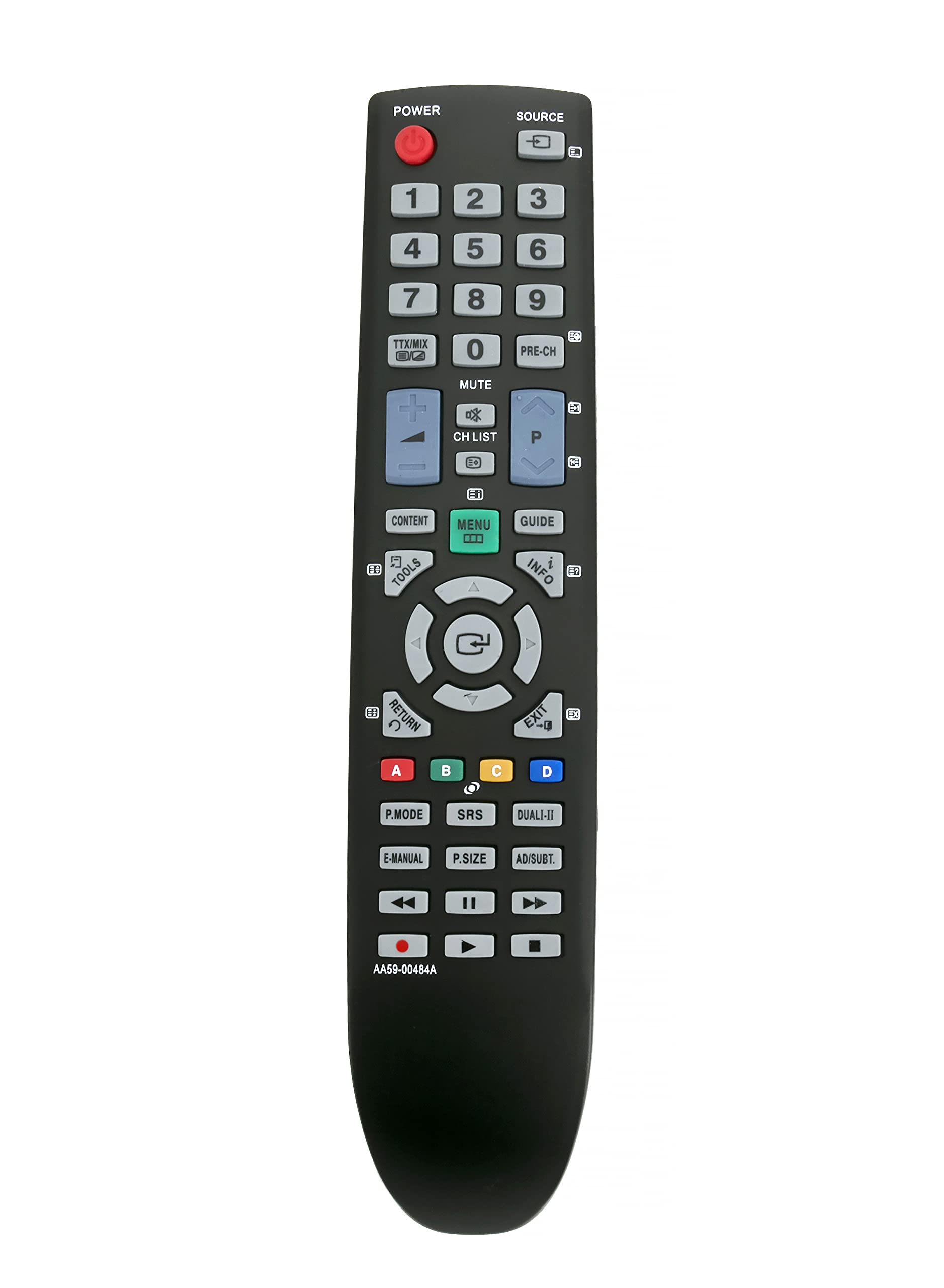 AULCMEET AA59-00484A Replaced Remote Control fit for Samsung LED 4K TV LE37D580 LE40D550 PS43D450 PS51D450 LE37D550 LA46D550K7M LE19D450G1W XXU LE19D450 LE32D450