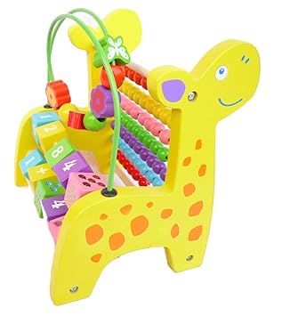 Abaj Giraffe Wooden Abacus Activity & Counting Toy, 1 Piece