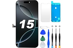 DIGI4U LCD for iPhone 15 Screen Replacement, 6.1''[3D Touch][Small Notch] Screen for iPhone 15 Display Digitizer Assembly, with Repair Tools for iPhone 15 LCD