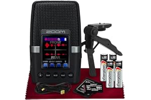 Zoom H2essential Multi-Mic Handy Recorder, 32-Bit Float, Portable Recorder with 3 Built-in Microphones + 64GB Micro SD, Batte
