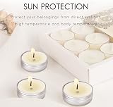 Gkhowiu 30pk Screw Top Metal Tins for Lip Balm, Cosmetics, Candles, Crafts view 3