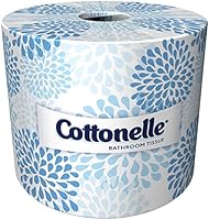 Cottonelle Professional  Bulk Toilet Paper for Business (13135), Standard Toilet Paper Rolls, 2-PLY, White, 20 Rolls / Case, 451 Sheets / Roll
