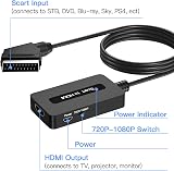 SUNNATCH Scart to HDMI Converter Male Scart In HDMI Out 720P/1080P view 5