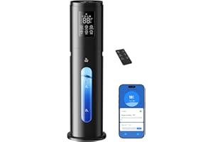 JINGKEY Smart Humidifiers for Bedroom Large Room, 7L/1.85Gal Quiet Humidifiers with 350ML/H Large Mist Speed,Smart App & Remote Control, 4 Mist Levels,Easy Top Fill, Cool Mist Humidifier for Home & Office