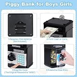 Highttoy Electronic Piggy Bank for Kids Password Safe Money Box ATM Savings view 4