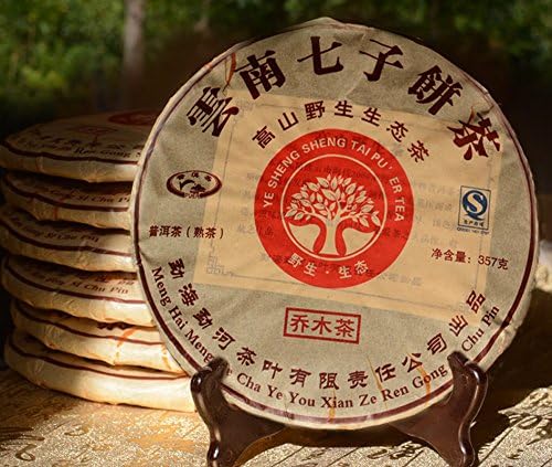 357g (12.59 Oz) Yunnan Alpine Trees Pu'er Puerh Puer Tea Ripe Cake