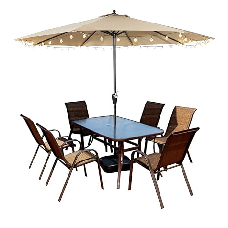 Upgraded Solar Powered String Lights Pro Waterproof Led Outdoor String Lights Timer Dimmable 30 Feet 60 Crystal Balls Fairy Lights For Patio Umbrella Yard Deck Gardens Party Christmas Warm White Amazon In Garden Outdoors
