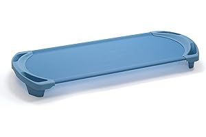 ANGELES Children’s Factory SpaceLine Nap Cot, Kids Daycare and Preschool Sleeping Cot, Standard Size, Wedgewood