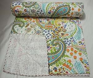 Amazon.com: Paisley Design Indian Hand Made Bedding Twin
