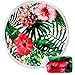 Beach Towel Ricdecor Indian Mandala Microfiber Large Round Beach Blanket with Tassels Ultra Soft Super Water Absorbent Multi-Purpose Towel 59 inch across (NO.21)