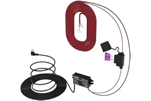 Tracki 12-24 Volt to Micro USB Vehicle Car Marine Wiring Cable & Power Stabilizer Kit for Tracki GPS Tracker and for Dashcam or Dashboard Camera
