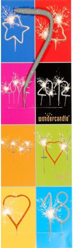 Sparkler with the Number 7 Approximately 6 cm