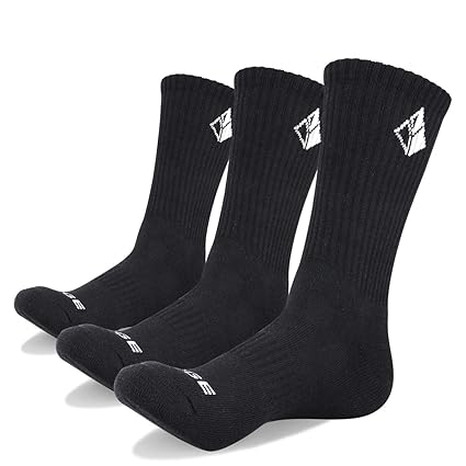 YUEDGE 3 Paar Socken für Männer Atmungsaktiv Trekking Wandersocken Herren Winter Thermal Warme Socken