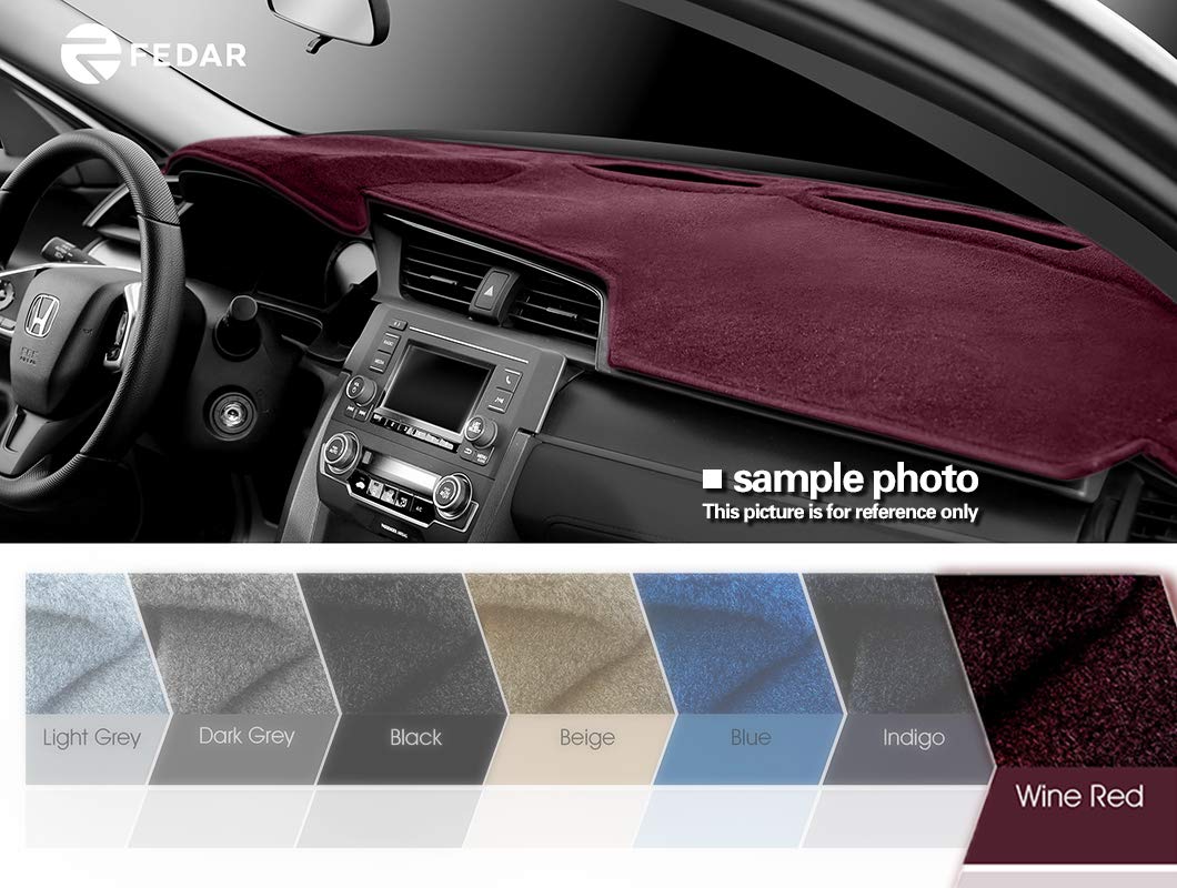 Fedar Compatible 2006-2010 Chrysler Pt Cruiser Dashcover Dashboard Cover Mat Pad-Indigo