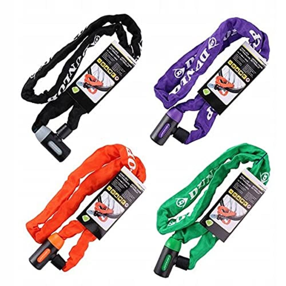 Dunlop Automotive Bicycle Lock/Chain Lock (Black)