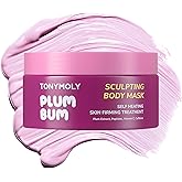 TONYMOLY Plum Bum Self-Sculpting Body Mask – Firming & Smoothing Treatment for Soft, Even-Toned Skin, Boosts Circulation & Texture Improvement, Clinically Tested