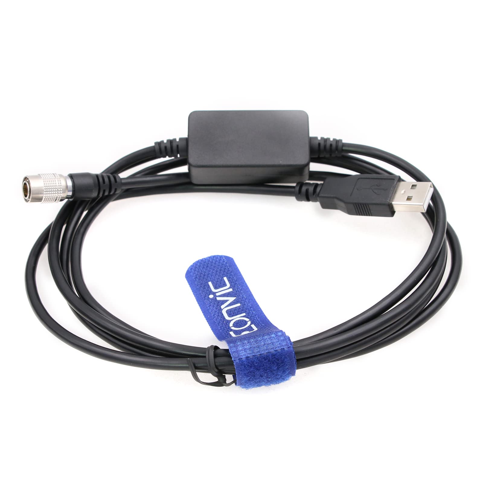 Eonvic USB Download Data Cable Hirose 6pin Total Stations Data Cable for Nikon Total Stations DTM-322/352/452C/532 NPL-332, Compatible Win11