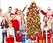 12pcs Christmas Santa Hat,Economical Traditional Red&White Xmas Santa Claus' Cap for Holiday Party(Upgraded the Size&Material in 2018)