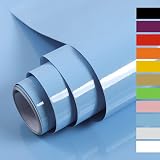 Hode Blue Glitter Vinyl Wrap 60cmx5m Self Adhesive Wallpaper High Gloss