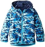 iXtreme Little Boys' Reversible Camo Jacket, Navy, 6