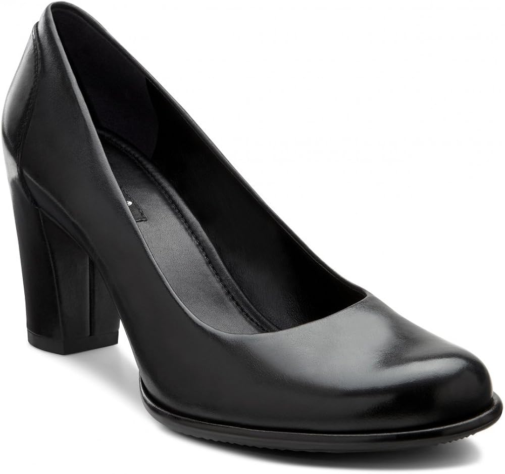 black court shoes 2 inch heel